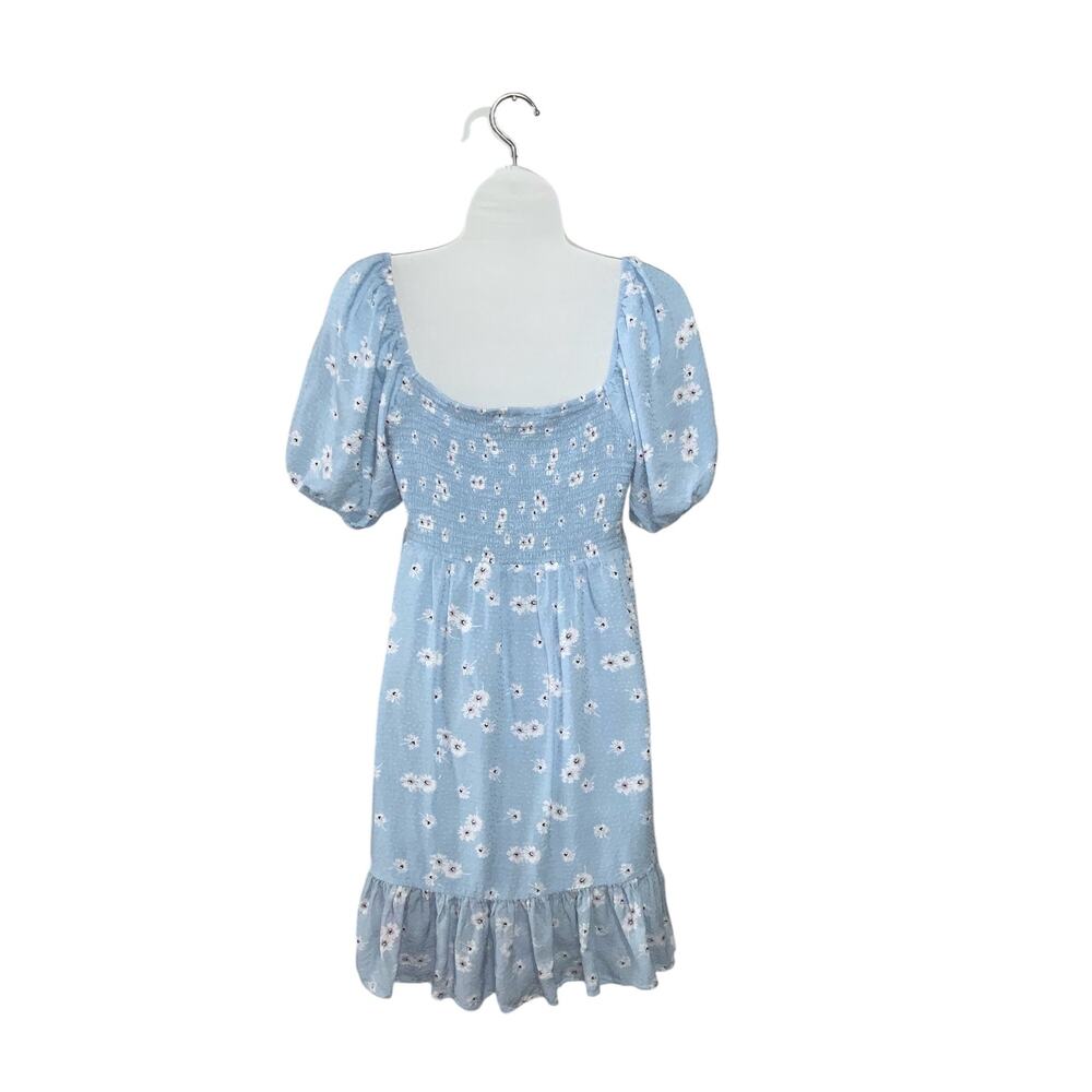 Altard state mini blue floral dress size L Preowned - Picture 3 of 7